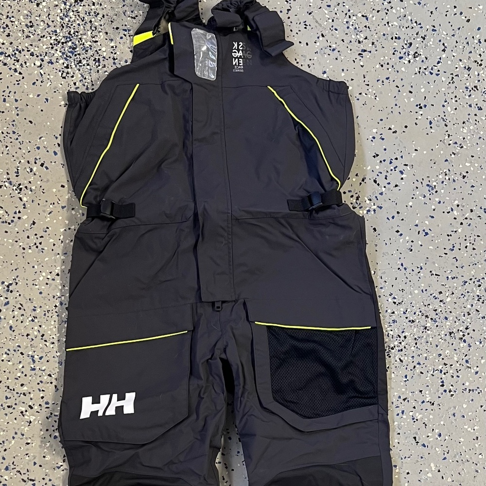 Helly Hansen Black Pants with Yellow Accents